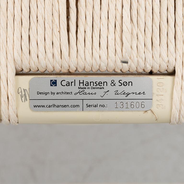 Hans J. Wegner, stolar, 6 st, modell CH24, "Y-stolen, Carl Hansen & Son, Danmark.