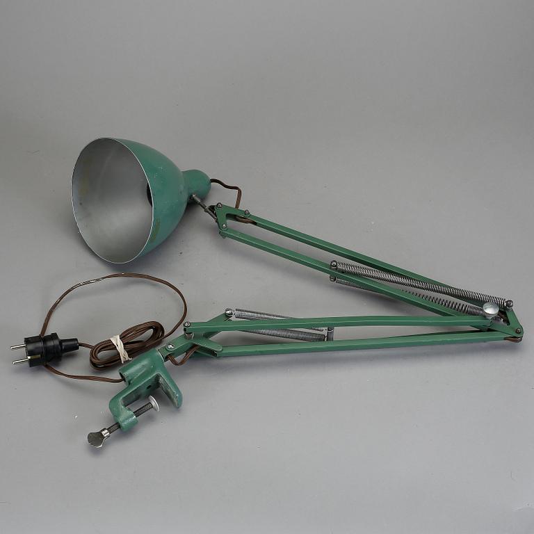 INDUSTRILAMPA, "Luxo 1001", Jacob Jacobsen, 1900-talets mitt.