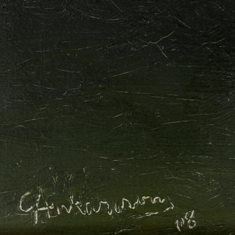 GUSTAF ANKARCRONA, olja på duk, sign o dat -08.