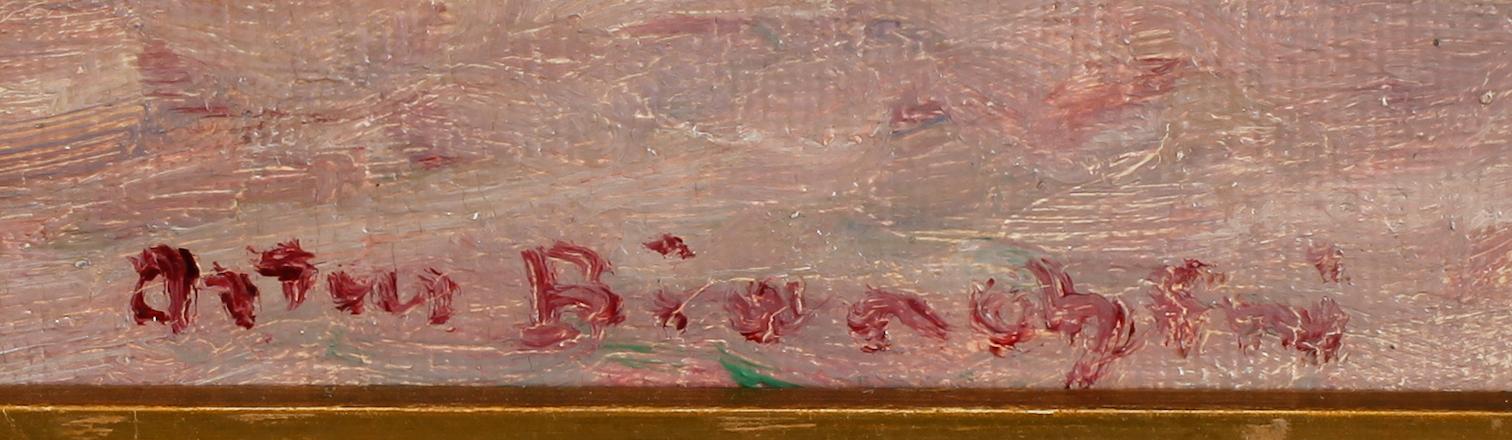 ARTHUR BIANCHINI, olja på duk, sign.