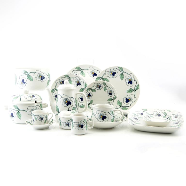 Sylvia Leuchovius, 71-piece service "Sylvia (Anniversary Service)", Rörstrand porcelain, late 20th century.