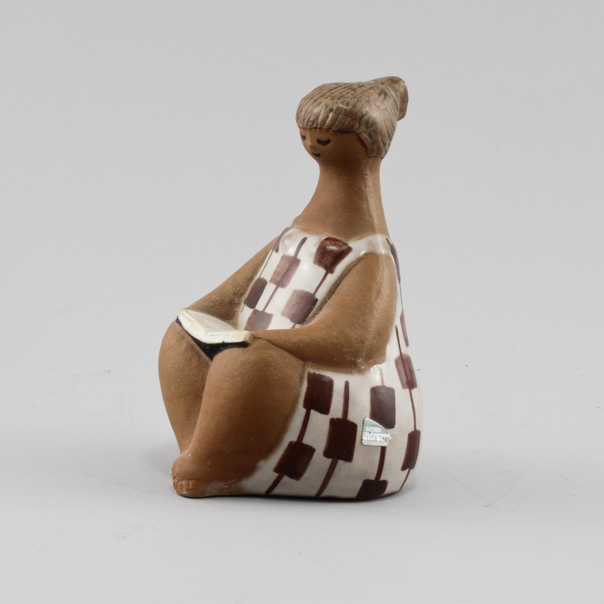 FIGURIN, stengods, Lisa Larson, Gustavsberg, 1900-talets andra hälft.