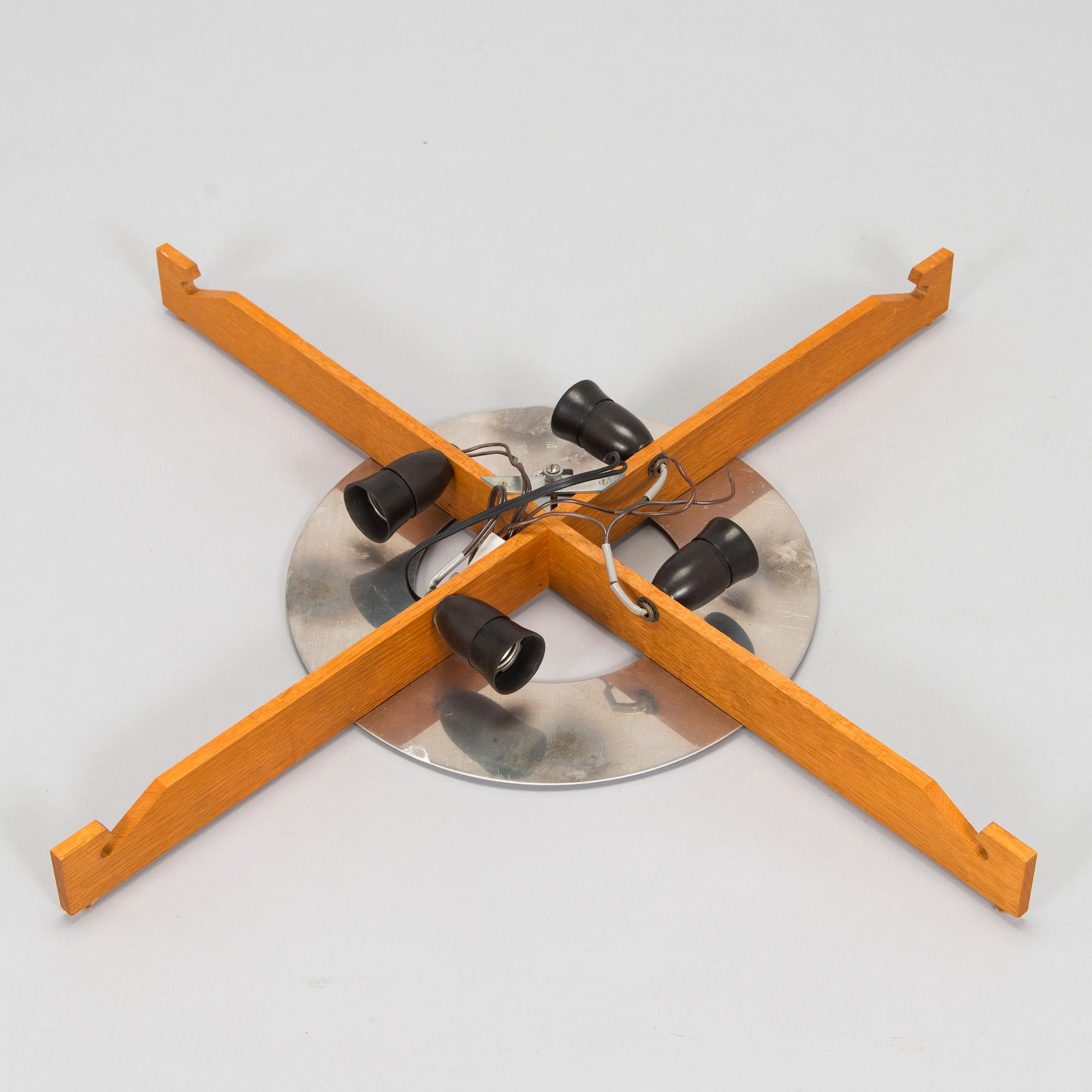 Uno & Östen Kristiansson, taklampa / plafond, "Plafo", Luxus, modellen formgiven 1960.
