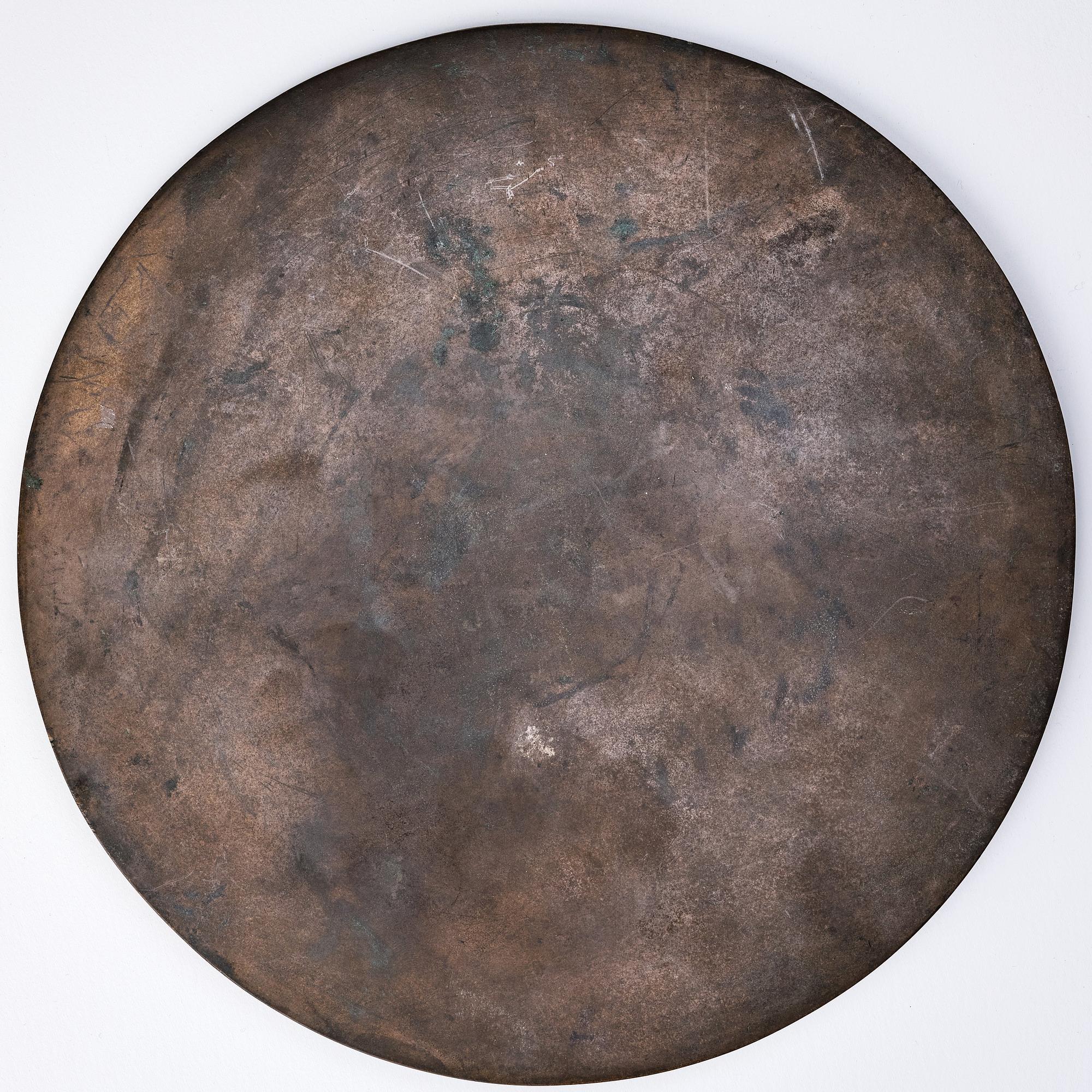 Spegel, brons. Yuan/Mingdynastin 1200/1300-tal.