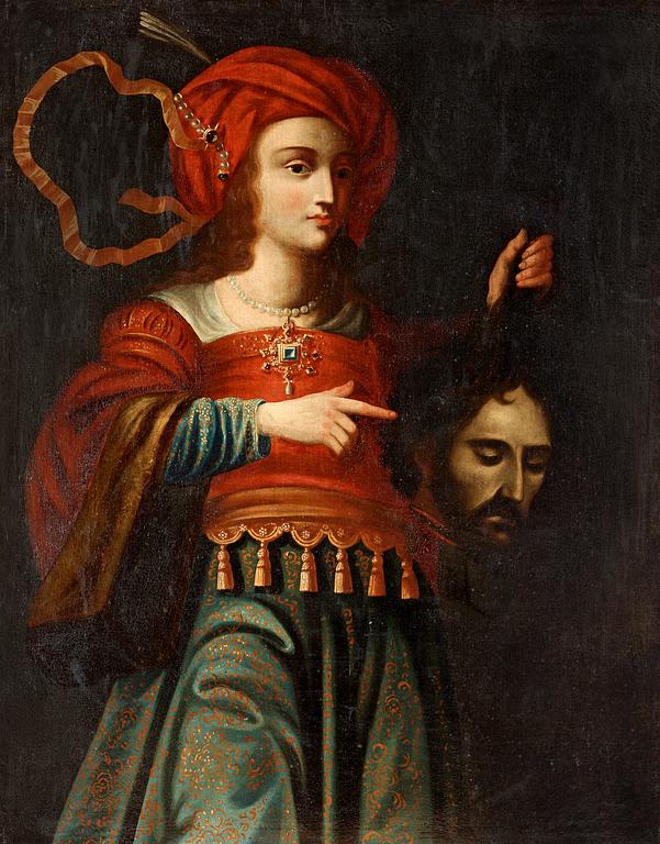 Massimo Stanzione Follower of, Judith with Holoferne's head.