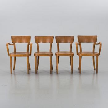 2+2 THONET CHAIRS.