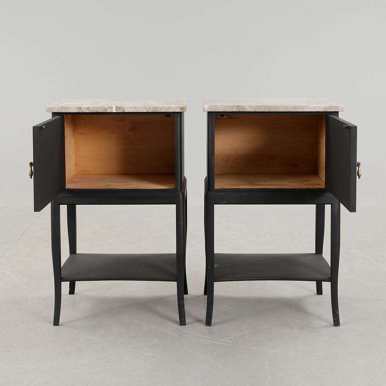 SÄNGBORD, ett par, 1920/30-tal.