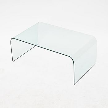 A glass coffee table, model "Rialto", Fiam, Italy.