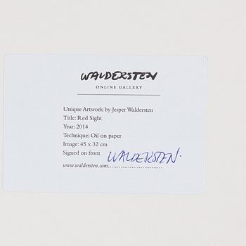 Jesper Waldersten, 'Red Sight'.