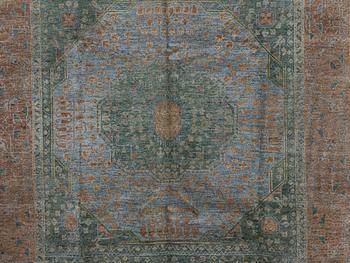 A carpet, Mamluk Design, ca 302 x 248 cm.