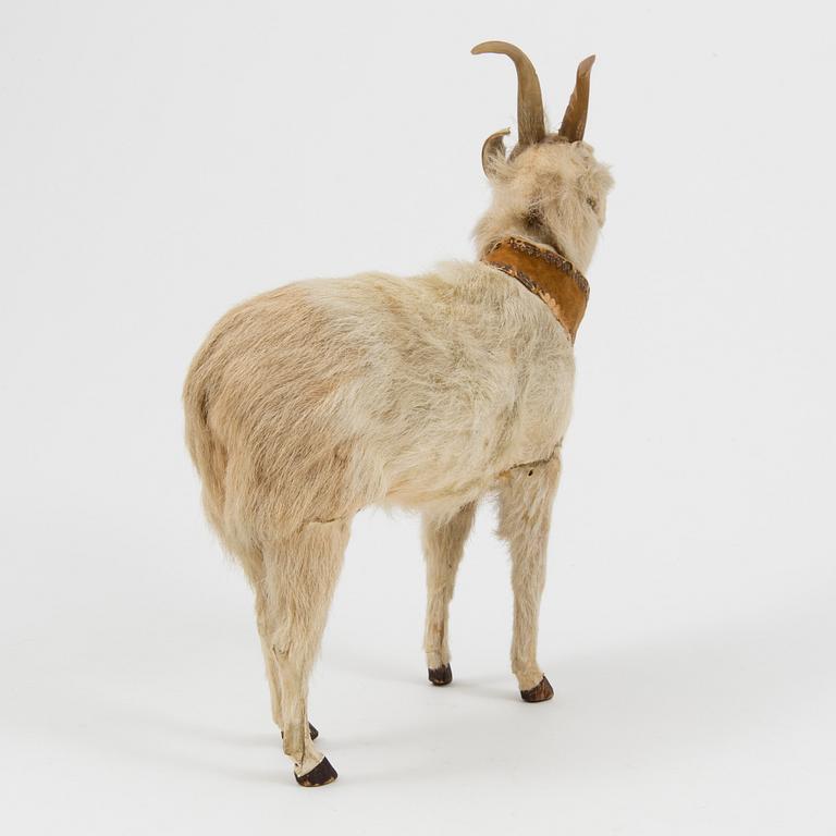 A 19th century toy goat Germany or France.