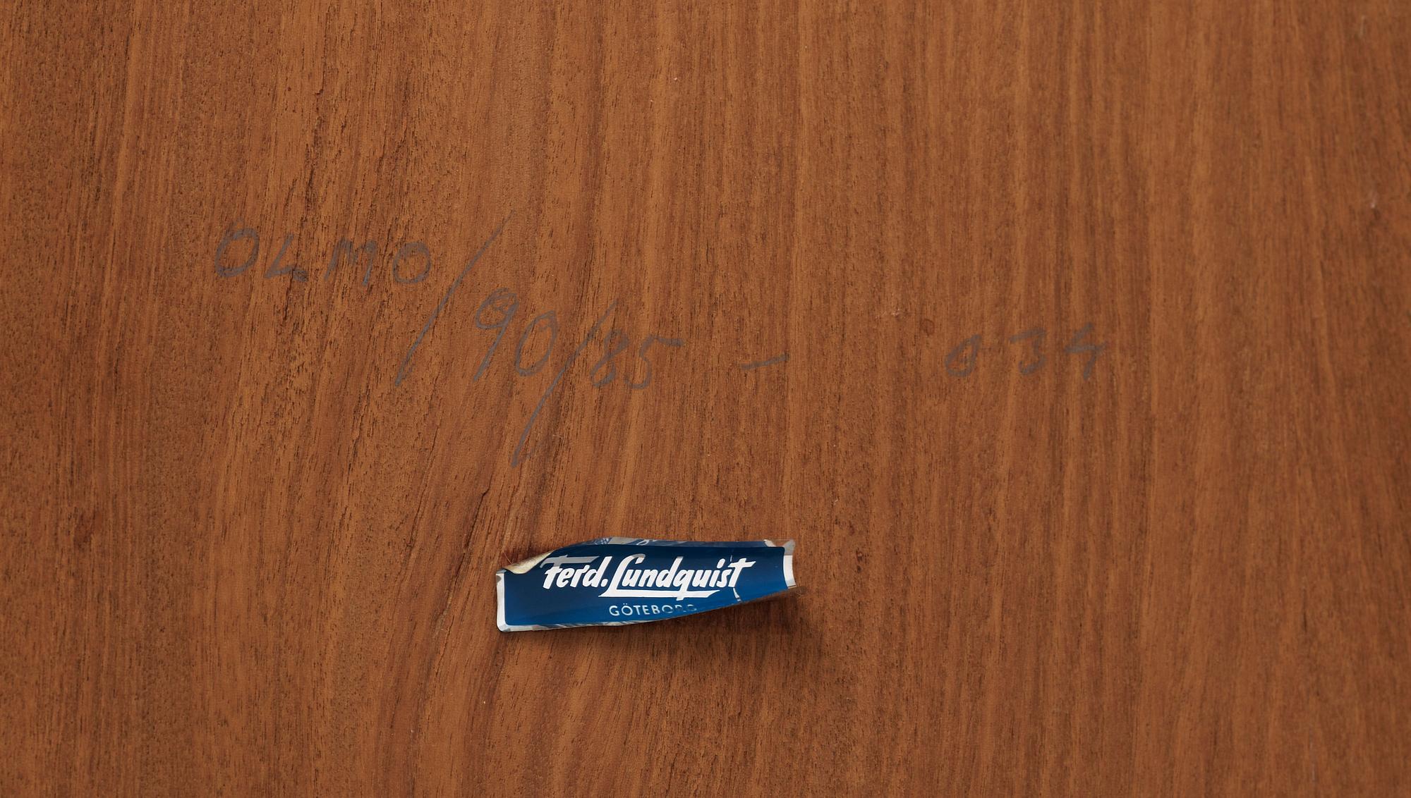 SOFFBORD, Ferdinand Lundqvist, 1960-tal.