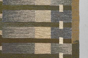 Margareta Grandin-Nettles, a carpet, flat weave, ca 249 x 167 cm, signed GLH MG.