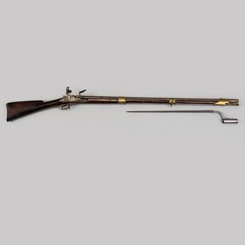 A Swedish flintlock musket.