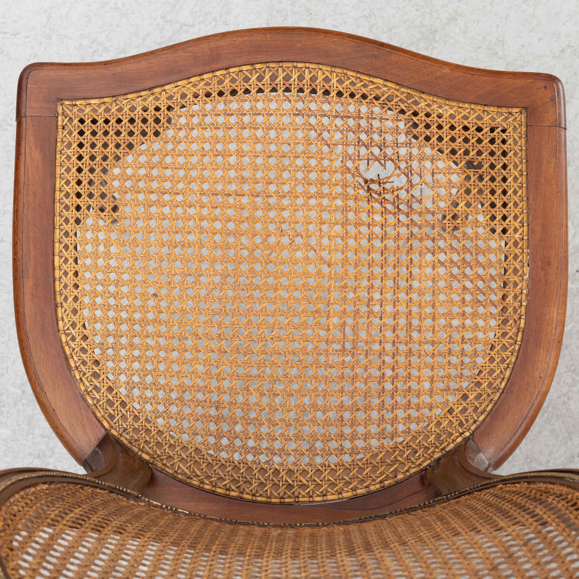 Stolar, 6 st, gustaviansk stil, 1900-tal.