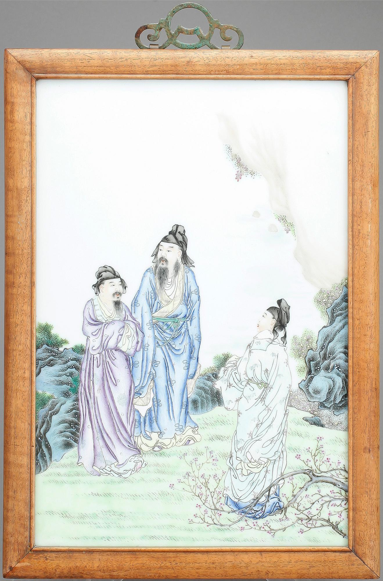 PORSLINSMÅLNING, Kina, 1900-tal.