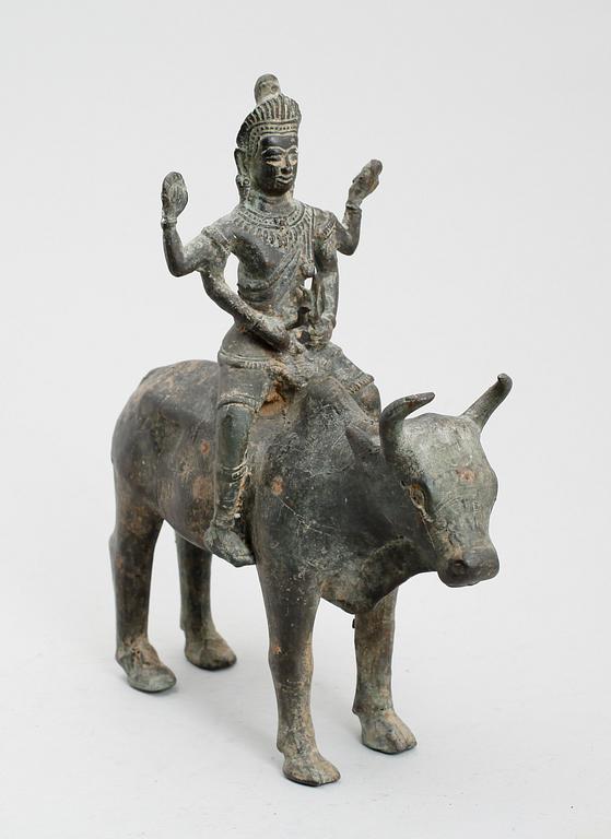 FIGUR, brons, ostindisk, sannolikt 1900-tal.