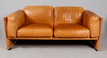 SOFFA OCH FÅTÖLJ, 2 del, "Duc", Mario Bellini, Cassina, Italien.