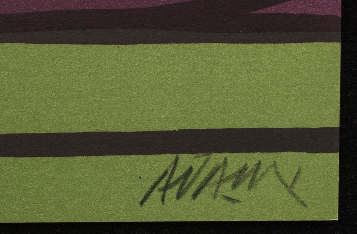 VALERIO ADAMI, färgserigrafi, signerad och numrerad X.XX e.a.