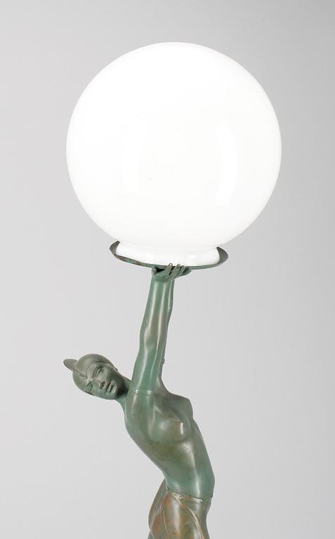 BORDSLAMPA, Art Deco, 1940-tal.