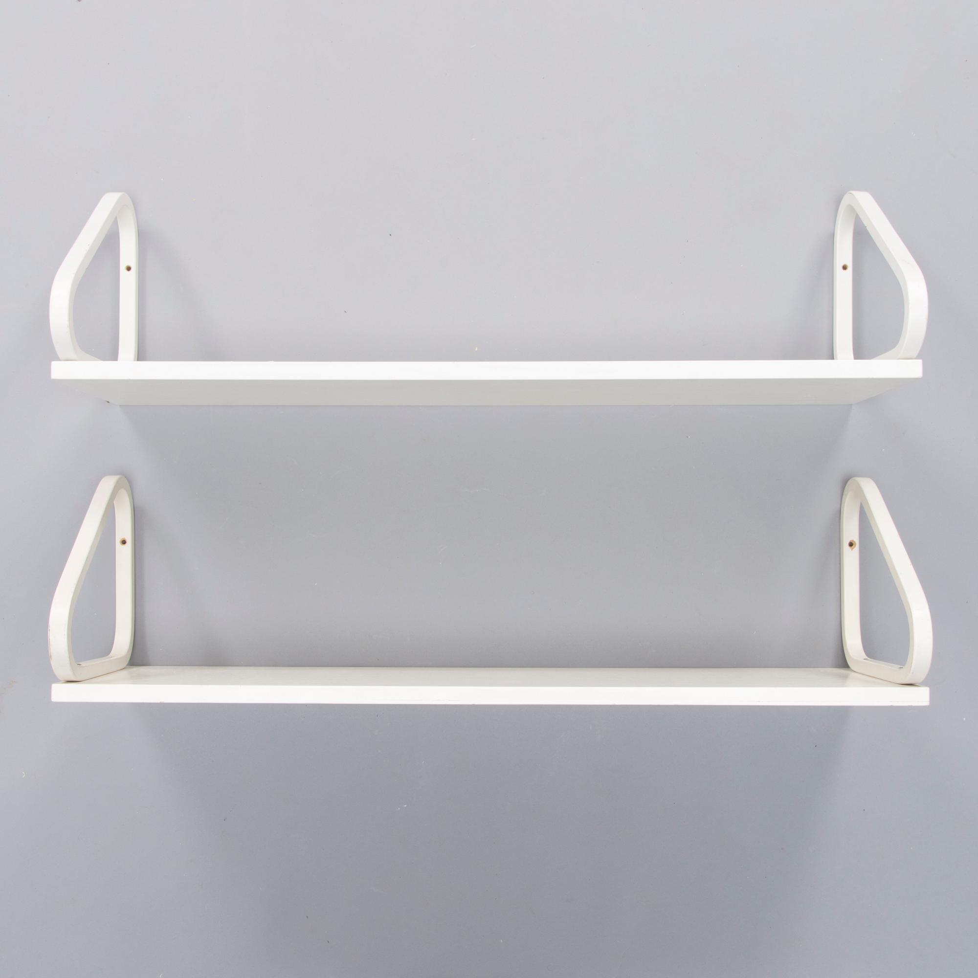 ALVAR AALTO, Two late 20th century shelves for Artek.