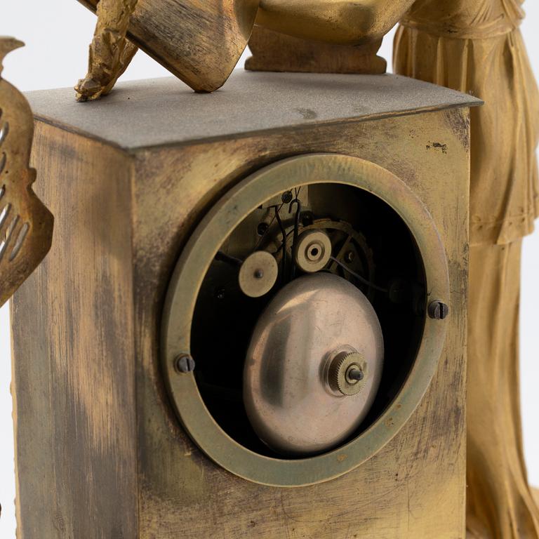 Table pendulum clock, Empire, France, 19th century.