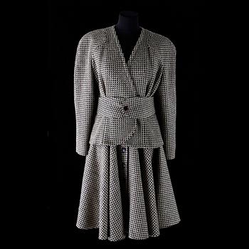 370. A 1980s two-piece costume by Yves Saint Laurent.