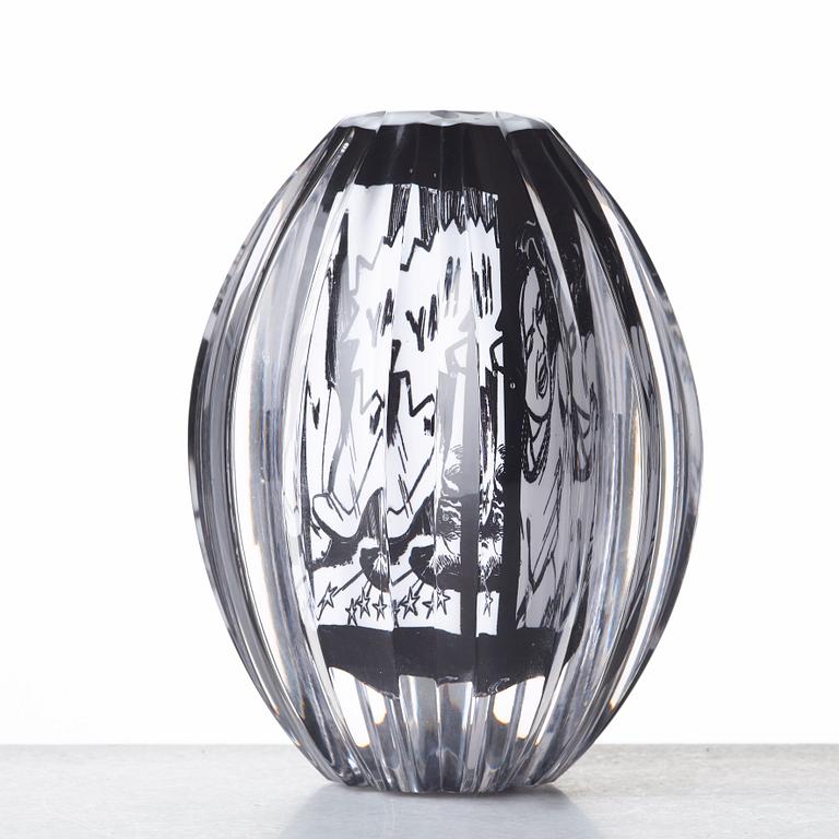 Per B. Sundberg, vas, litograal-teknik, Orrefors 2003.