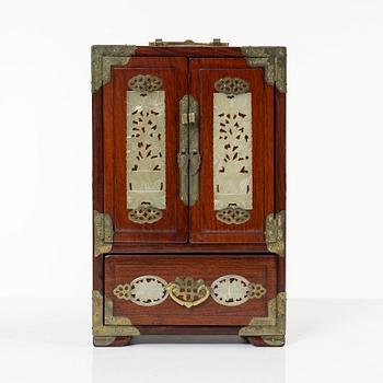 Miniature cabinet, China 20th century.