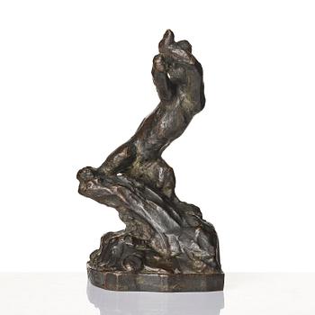 Arvid Knöppel, Lynx with bird.