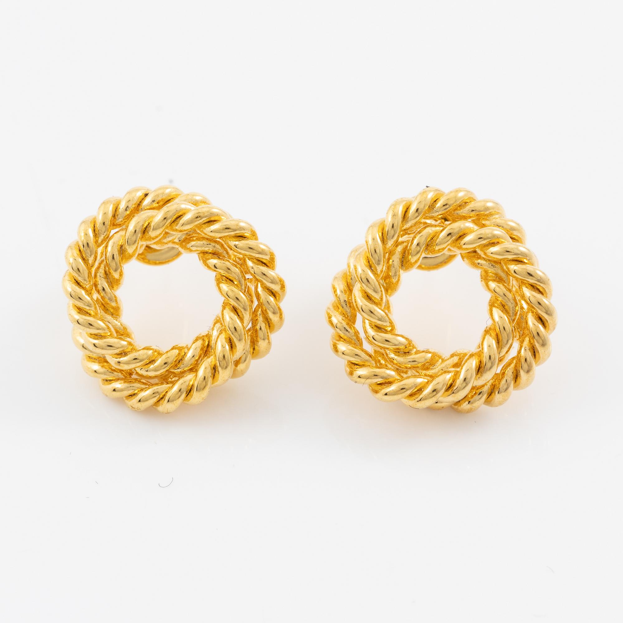 Pierre Cardin, earrings, 6 pairs. Vintage.