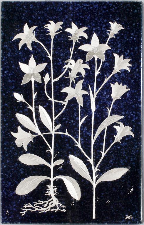 PARTI KERAMIK OCH EMALJ, 4 delar, Gustavsberg.