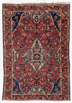 AHamadan semi-antique rug, c. 200 x 138 cm.