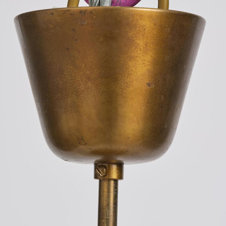 Harald Notini, a pair of ceiling lamps model 11472, Arvid Böhlmarks Lampfabrik, Stockholm, 1940s.
