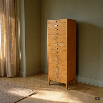 Archive bureau, Edsbyns Möbelfabrik, 1953.