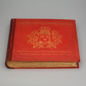 BÖCKER, 2 st. "Svecia Antiqua et Hodierna", Wahlström & Widstrand, Stockholm 1900, samt Erik Dahlberg 1924.