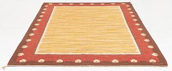 Agnes Brodd,  matta rölakan, ca 300 x 197 cm, Vittsjö, signerad Brodd.
