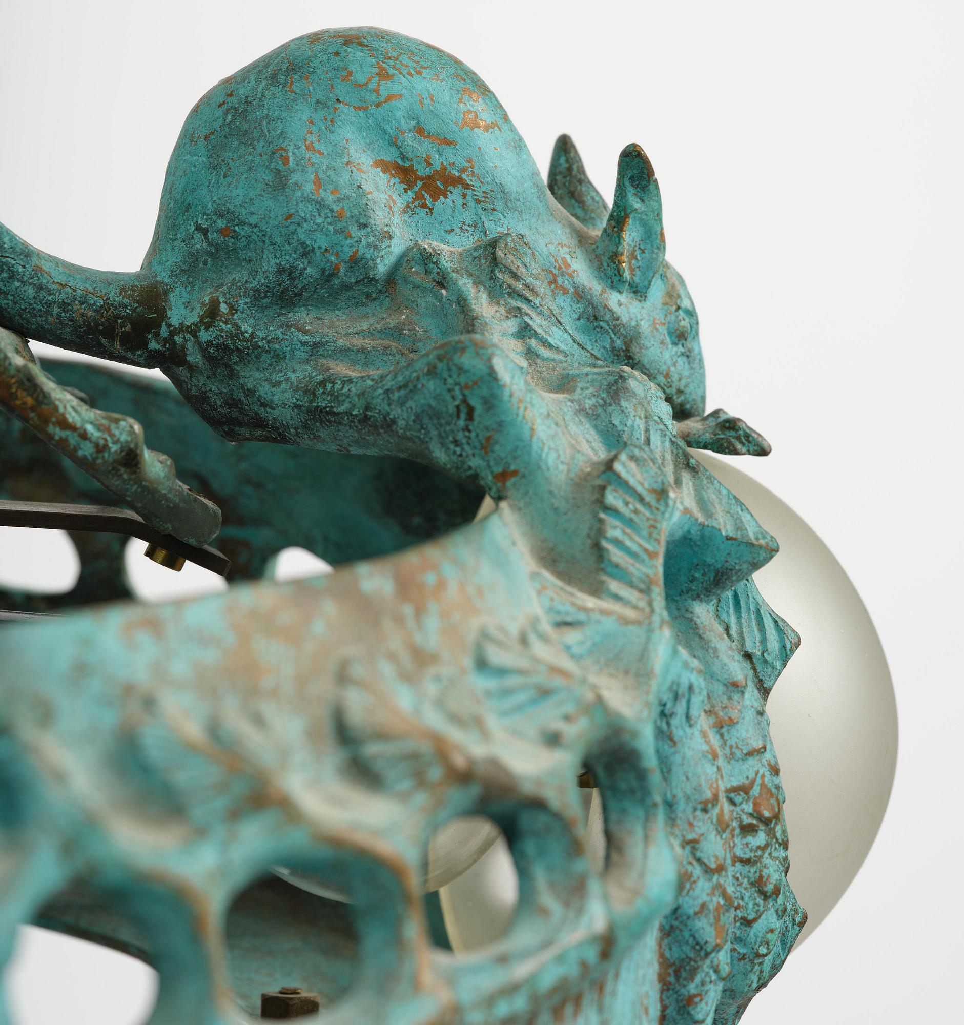 Emy Wahlström, an Art Nouveau chandelier model "5024", Arvid Böhlmarks Lampfabrik, Stockholm, 1910s.