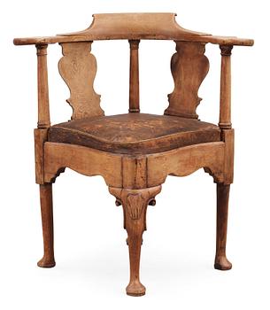 476. A Rococo 18th century chair.