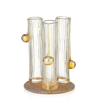 45. Johann Loetz, an Art Nouveau "Boule Boule" glass vase, Austria, early 1900s.