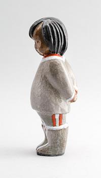FIGURIN, keramik, "Eskimå", Vicke Lindstrand, Upsala-Ekeby.
