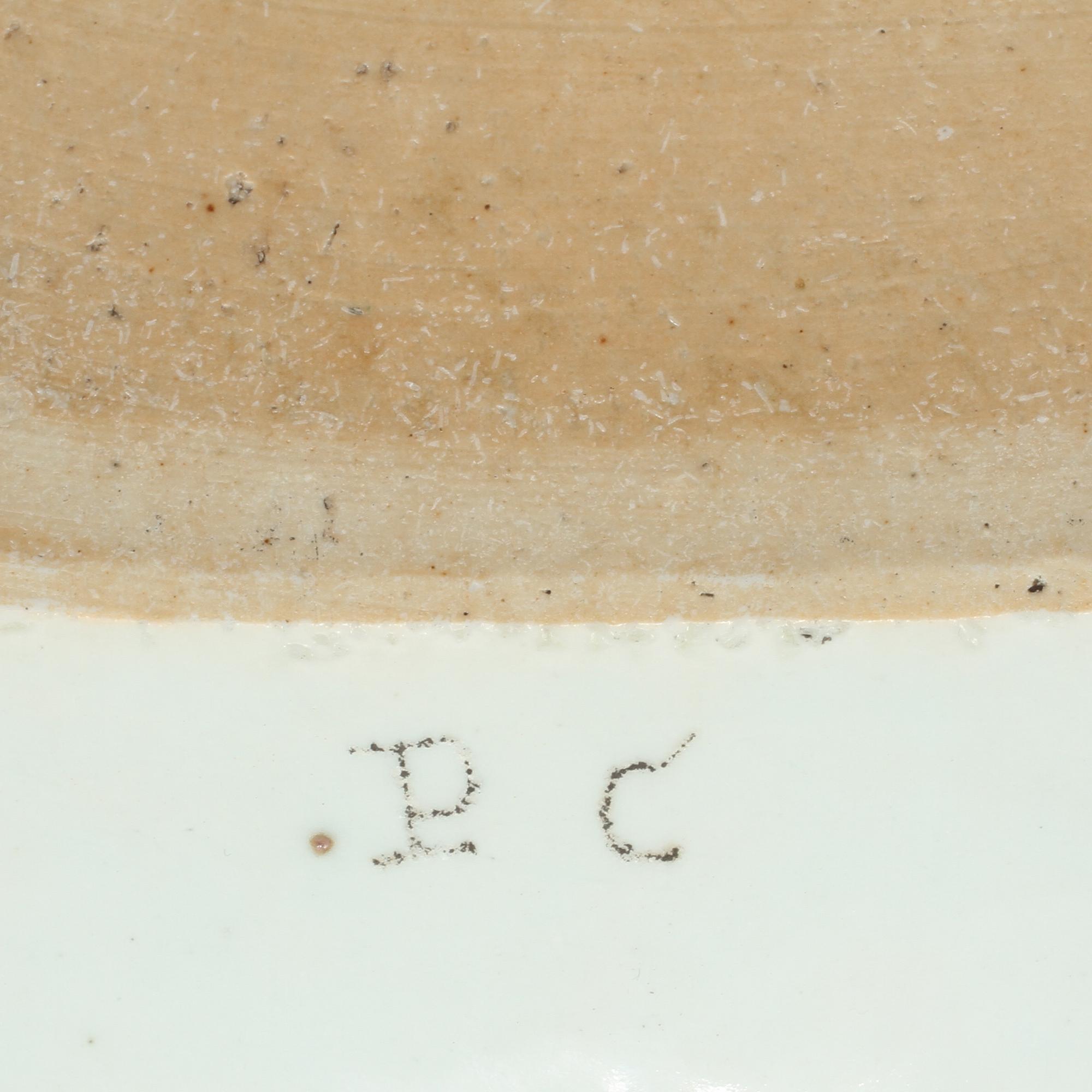 STEKFAT, porslin, Kina, 1700-tal.
