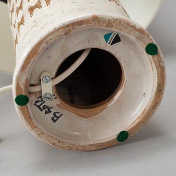 BORDSLAMPA, Bitossi, för Bergboms, 1960-tal.