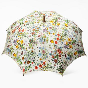 Gucci, paraply, "Flora", vintage.