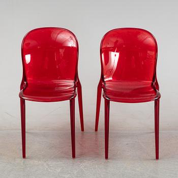 Patrick Jouin, six 'Thalya' chairs, Kartell, Italy.