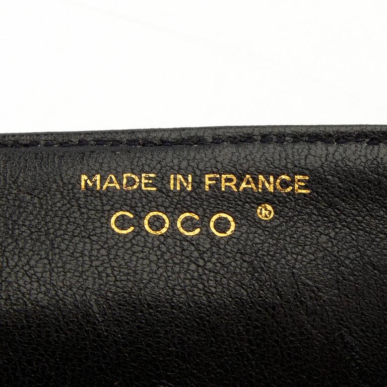 Chanel, väska " Double flap bag"vintage 1980-tal.