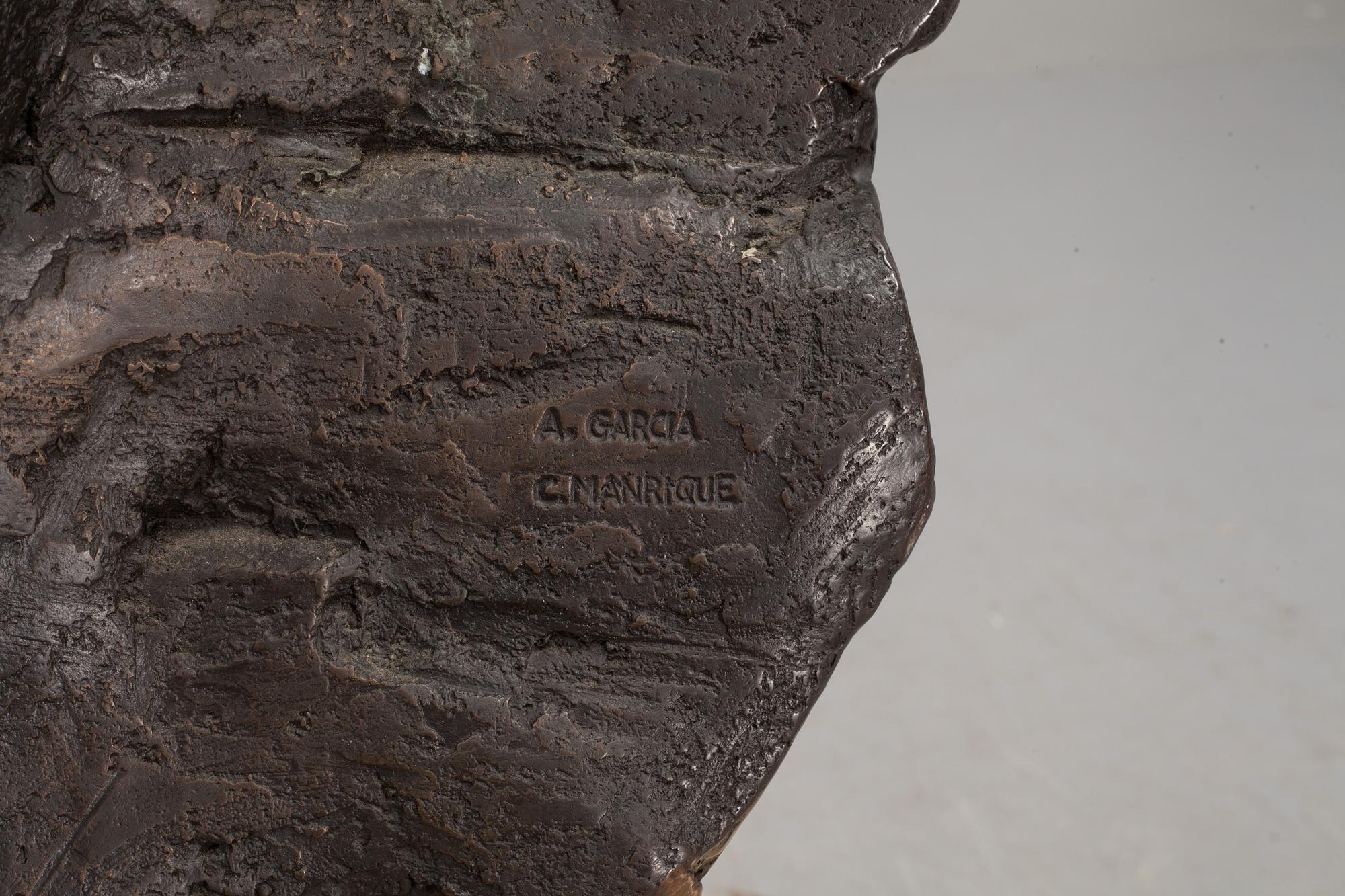 A.GARCIA/C. MANRIQUE, brons, 1900-tal.