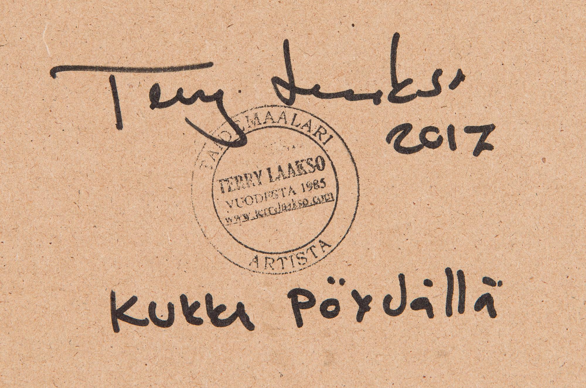 Terry Laakso, "Blomma på bordet".