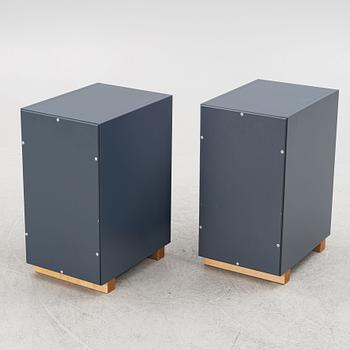 Jonas Bohlin & Thomas Sandell, hurtsar/sängbord, ett par, "Snö", Asplund.