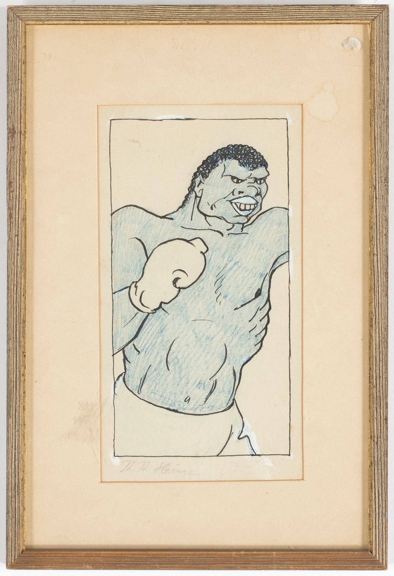 THOMAS THEODOR HEINE, blandteknik, signerad.